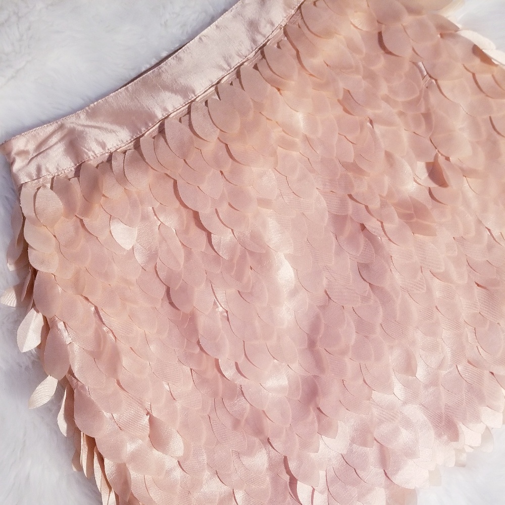 - NEW! Kardashian Kollection Feathered Skirt